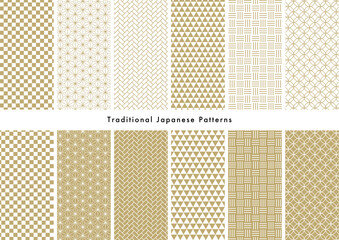 和柄 パターン 背景素材