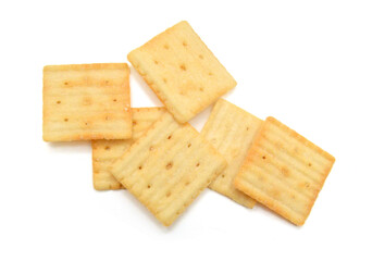 Cracker isolated on white background
