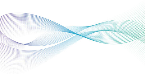 ラインウェーブ グラフィック 背景素材