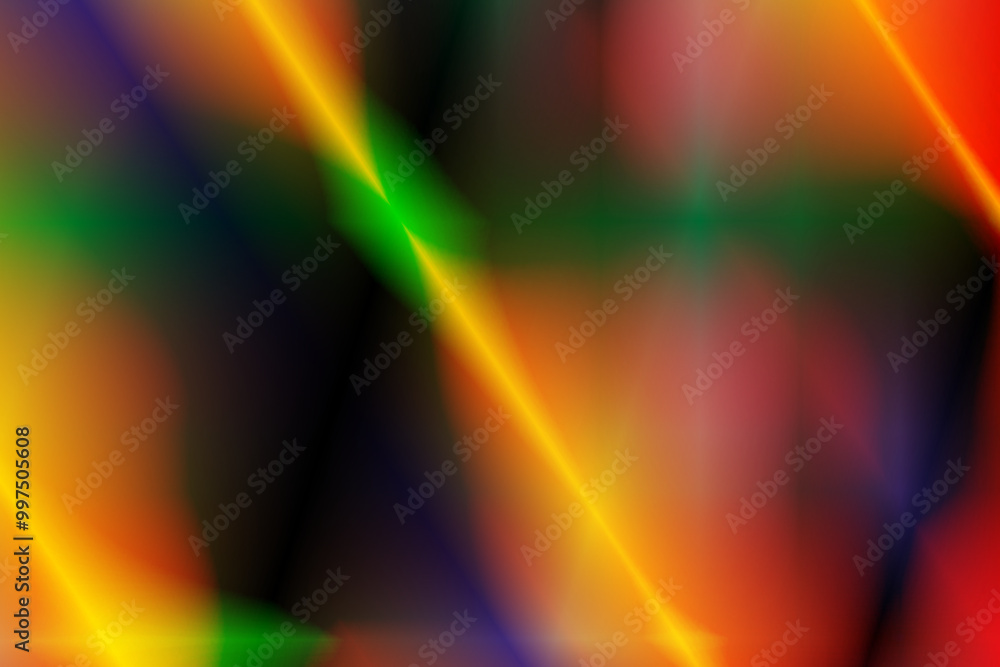 Poster modern abstract high speed movement. dynamic motion light trails on dark background. futuristic digi
