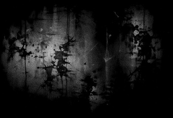 Black wall grunge texture