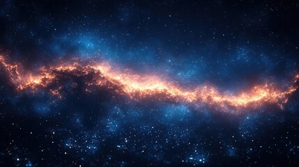 Obraz premium stars twinkle in the vast night sky a breathtaking display of cosmic wonder and tranquility inviting contemplation and dreaminess