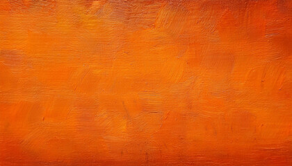 Naklejka premium Ancient orange oil paint texture on old art canvas. Abstract Halloween and Thanksgiving invitation background design