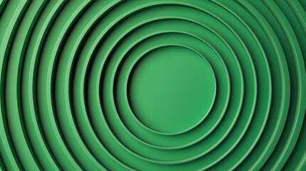 Obraz premium Green layered circles on a textured background, perfect for design and wallpapers.