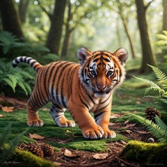 Obraz premium tiger in the jungle