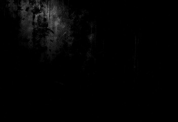 Obraz premium Black wall grunge texture