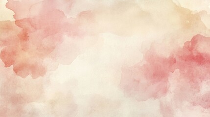 Obraz premium Soft watercolor background in pastel tones.