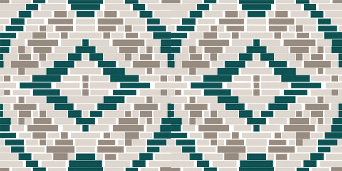 Sari Border Ikat Blouse Patternfolk Embroidery, Aztec Geometric Ornament Print. Design for Carpet, Wallpaper, Clothing, Wrapping, Fabric