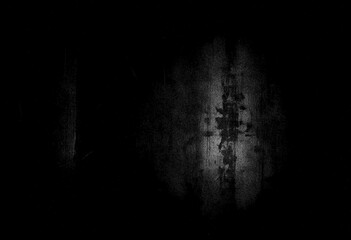 Obraz premium Black wall grunge texture