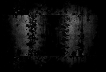Black wall texture background, grainy texture background