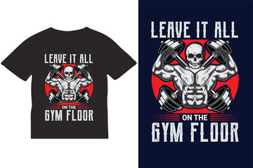 Fitness Gym T-shirt Design