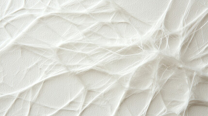 Obraz premium Abstract texture with intricate white thread patterns on a clean background.