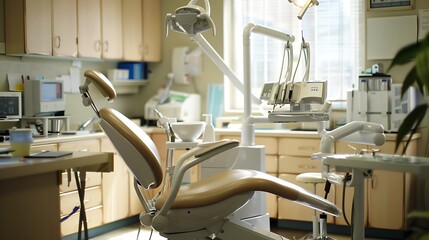 Dentist's office advanced root canal equipment