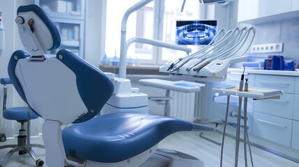 Dentist's office advanced root canal equipment