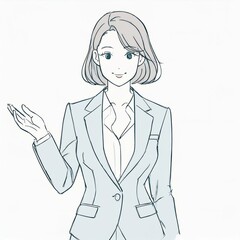 Flat design businessperson_03.