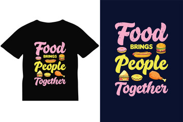 Food Typography T-shirt Design