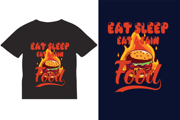 Food Typography T-shirt Design