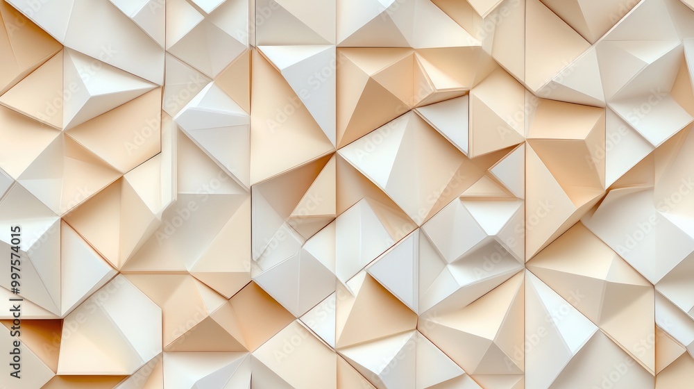 Poster abstract geometric background with soft tones