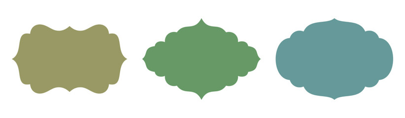 blank vintage frame decoration