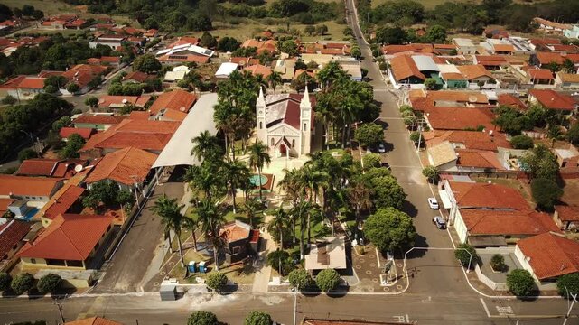 Drone Footage of Uru City and Central Square, Sao Paulo, Brazil