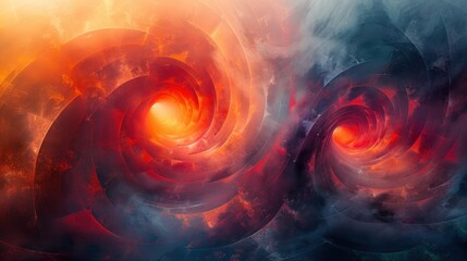 Fototapeta premium Abstract Swirling Tunnel of Colors