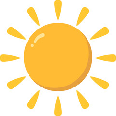 Sun vector drawing