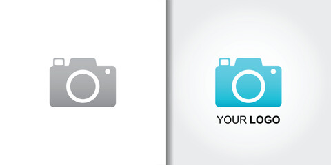 Modern Camera Logo Vector
