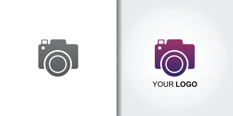 Minimalist Camera Outline Logo
