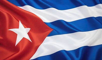 Naklejka premium Cuban flag for national Day or Independence Day of cuba