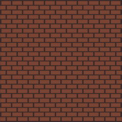 Naklejka premium Seamless brick wall background. Vector illustration