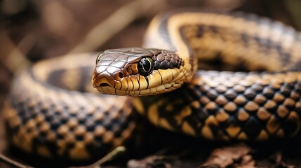 Fototapeta premium close up of a snake