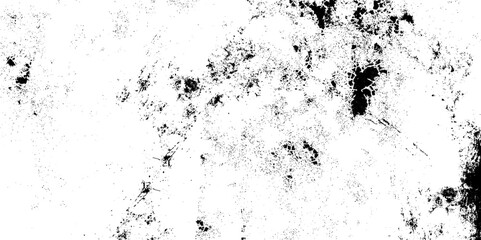 scuffs, chips, stains, ink spots, lines. Dark design, Grunge black and white pattern. Monochrome particles abstract texture. 