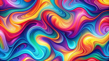 Obraz premium Abstract fluid background with seamless colorful pattern, abstract,fluid, endless, background, seamless, colorful, pattern