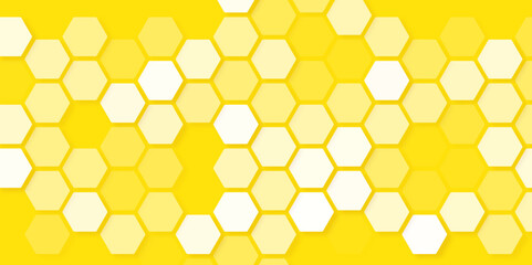 Hexagon Beehive honeycomb pattern wall black and white, Hexagon isolated clipping path horizontal for design honeycomb texture for pattern .