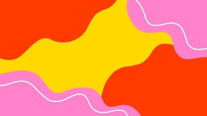 Aesthetic background of colorful waves 