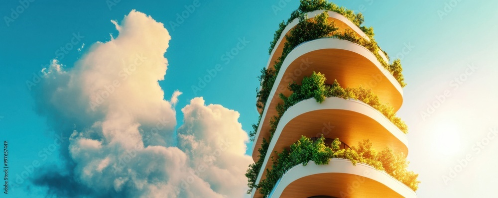 Poster innovative architects utilizing ai for simulating eco-friendly building designs