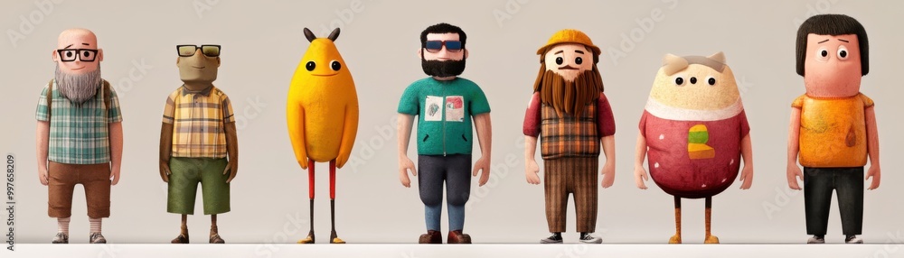 Poster futuristic ai character design tool revolutionizing animation innovation