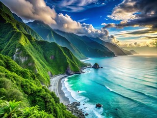 Experience the awe-inspiring Qingshui Cliff, where steep cliffs drop into the deep blue ocean, surrounded by vibrant