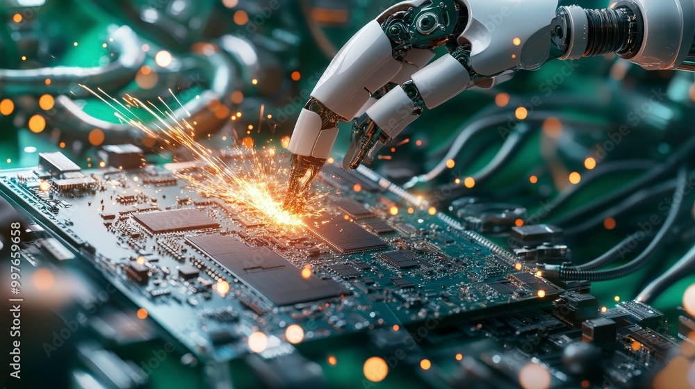 Aufkleber robotic technology sparks innovation in advanced microchip manufacturing process