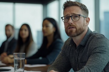 A collaborative brainstorming session aimed at creating guidelines for addressing conflicts within the team, Generative AI