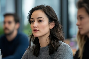 A workshop featuring guest speakers sharing successful conflict resolution stories and their impact on team dynamics, Generative AI 