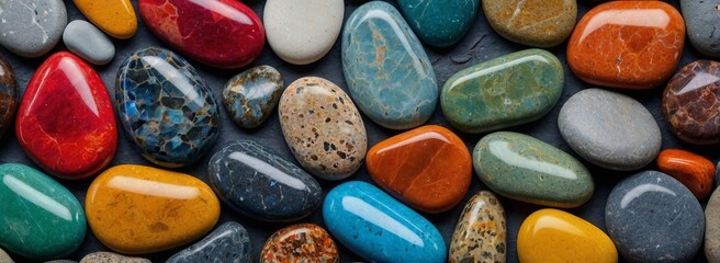 A colorful stone backdrop offers versatility for marketing materials, social media graphics, or website design, adding a touch of natural beauty and vibrancy.