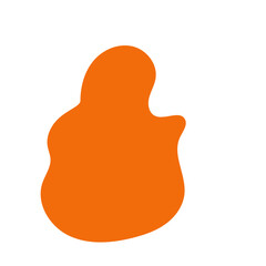 Orange purple abstract shapes vectors