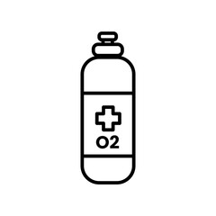 Medical Icon Oxygen tank