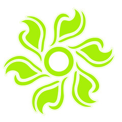 y2k acid mandala geometric shapes