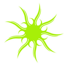 y2k acid mandala geometric shapes