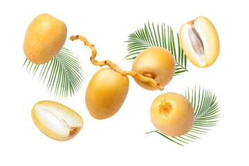 Fresh yellow date fruit