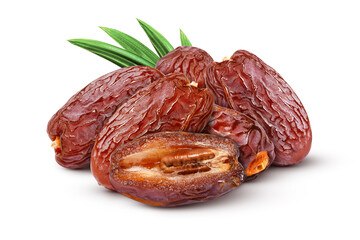 dates isolated on white background