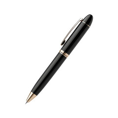 Black and Gold Pen Isolated