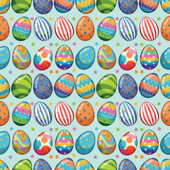 Colorful Easter Egg Pattern